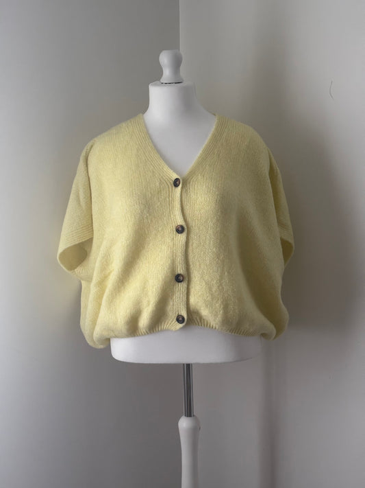 Gilet Jaune clair maille douce - Taille unique