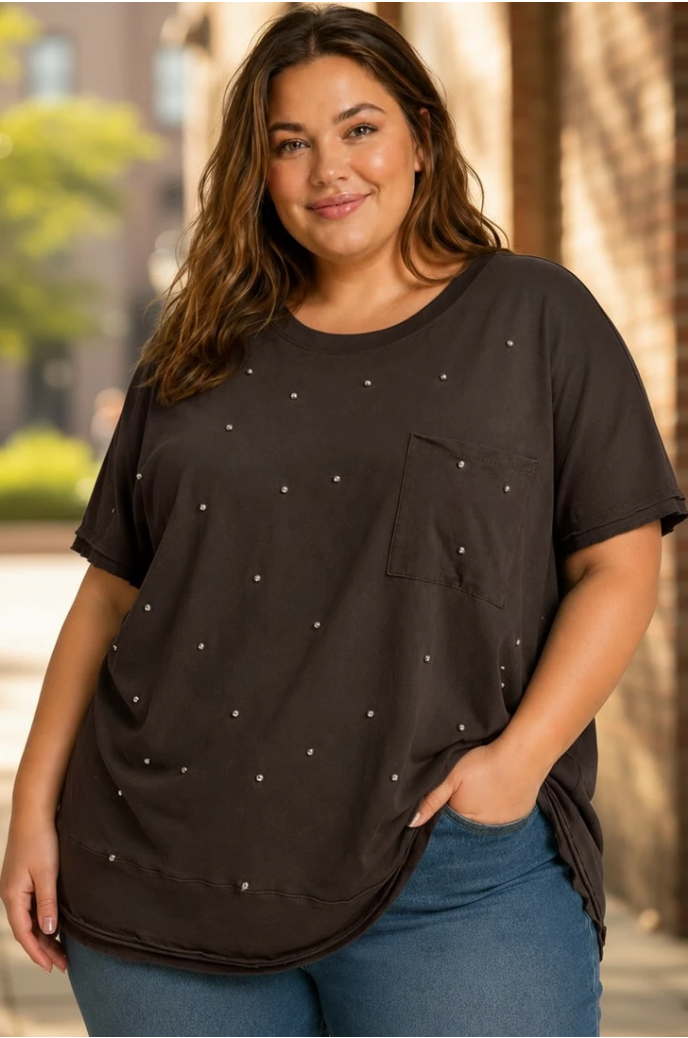 T-shirt Perles