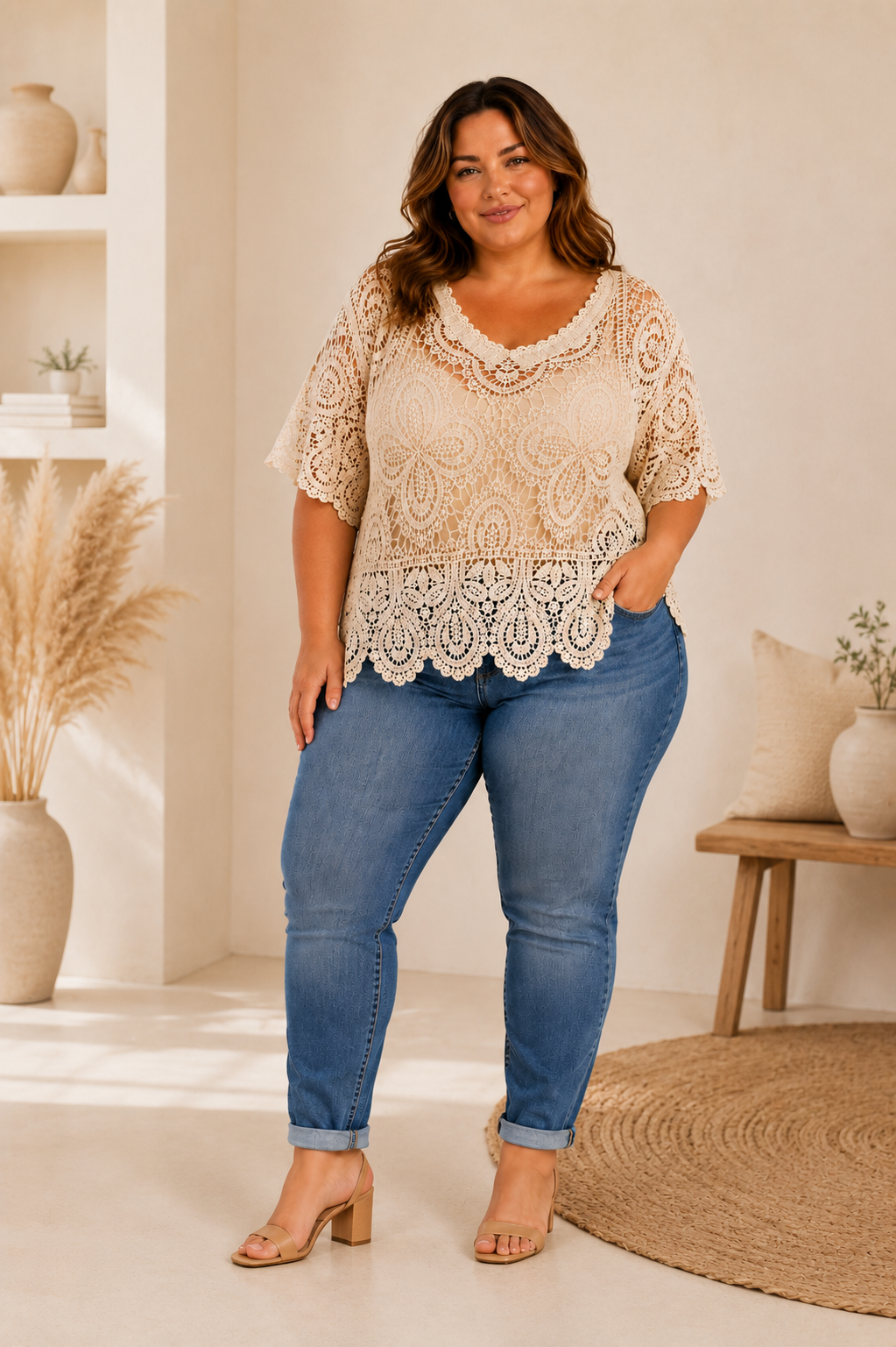 Haut en crochet