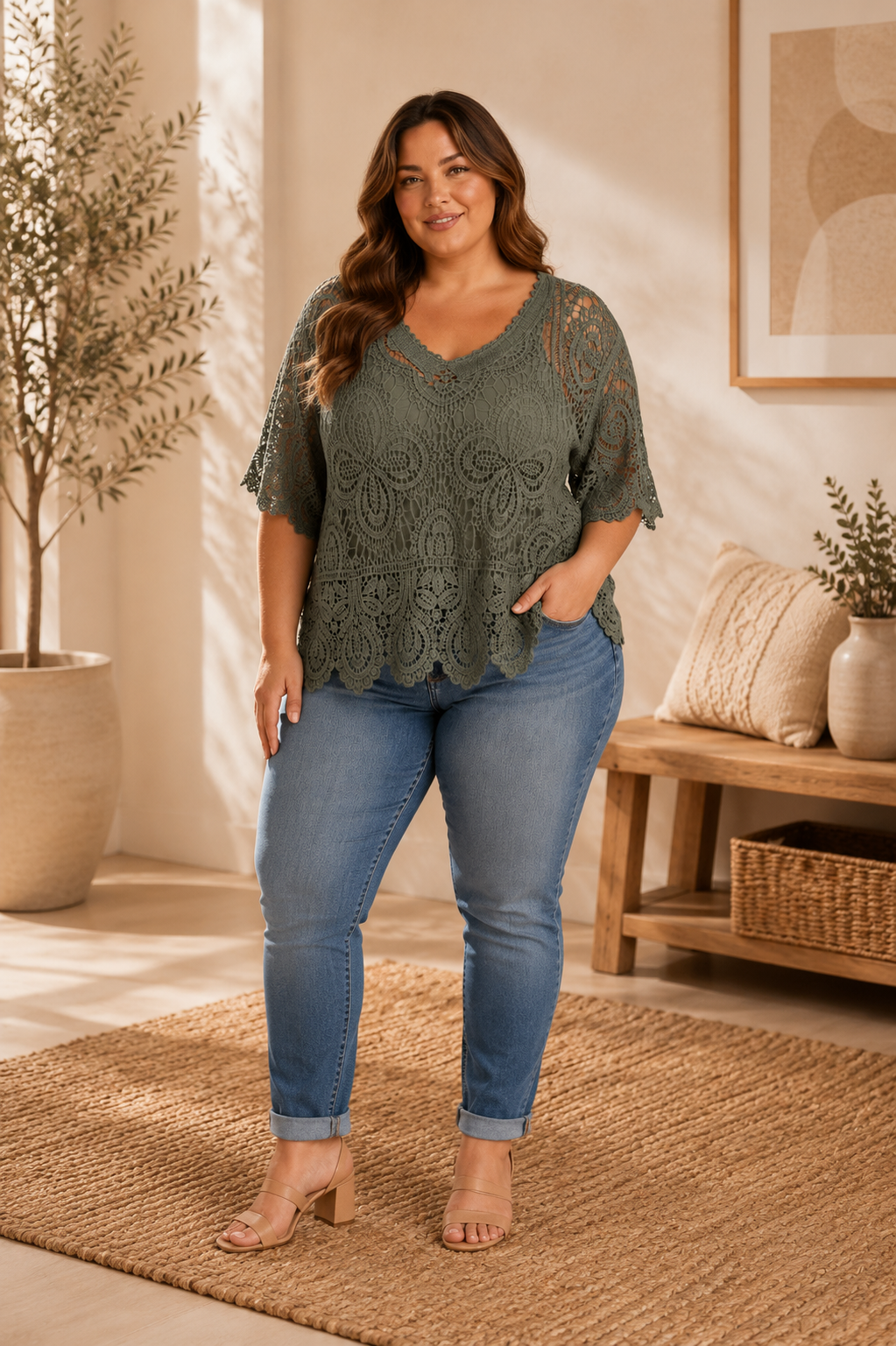 Haut en crochet