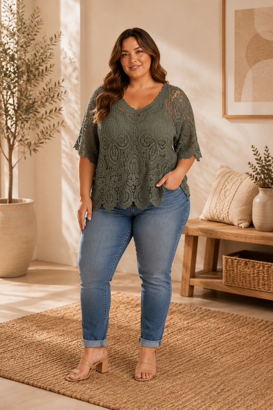 Haut en crochet