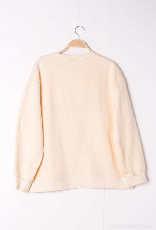 Sweat avec broderie "Bichette"